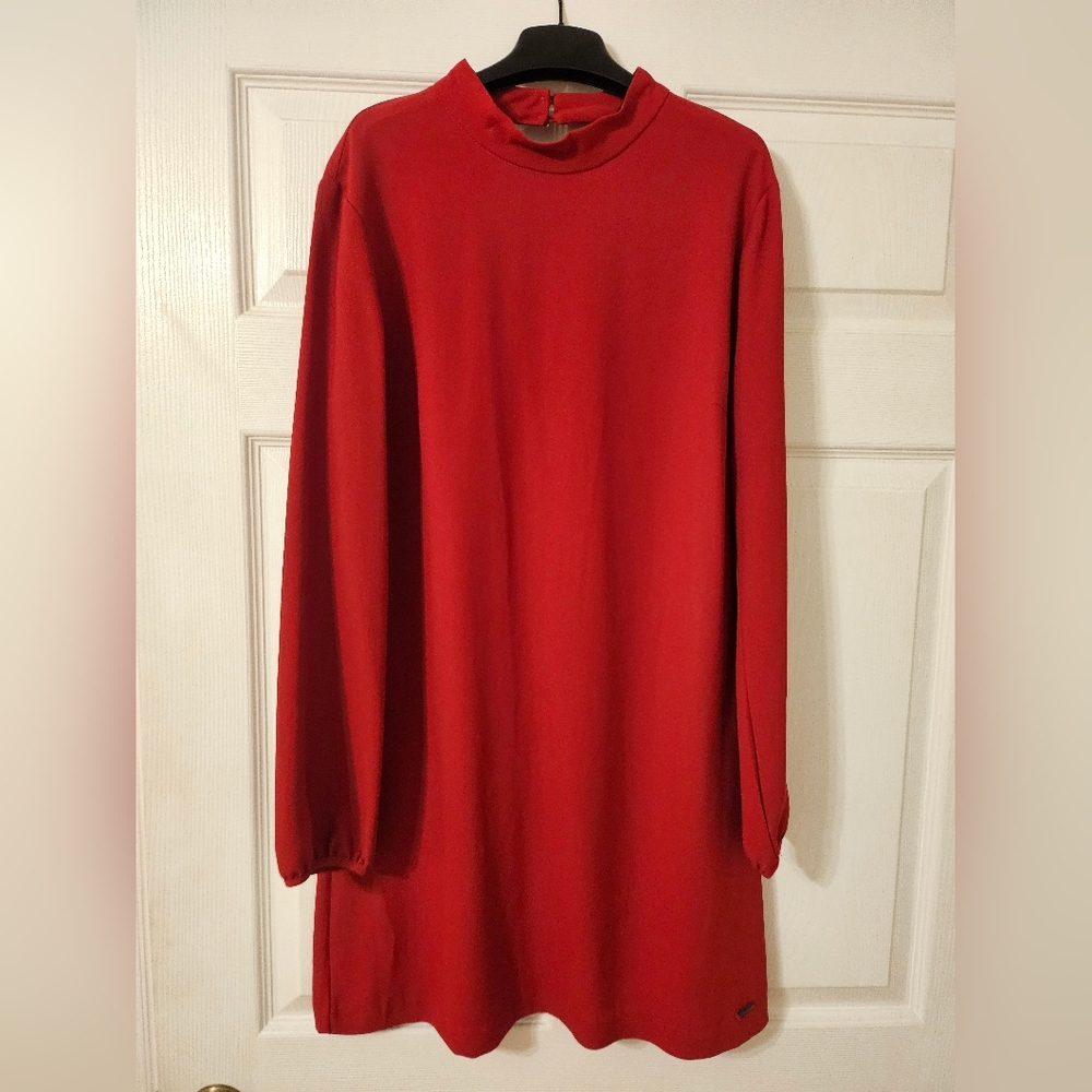 Pepe Jeans Barbara Winter Red dress women's size Large